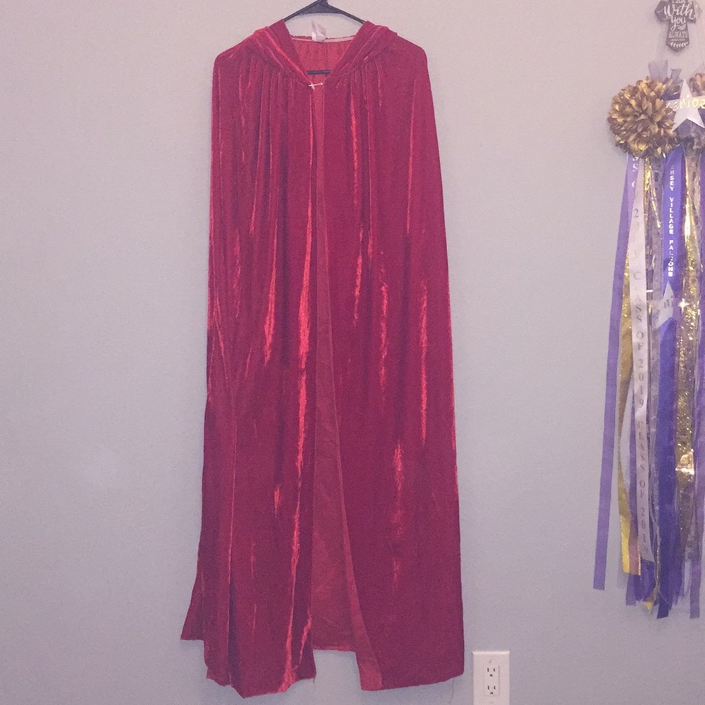 Red velvet red riding hood costume